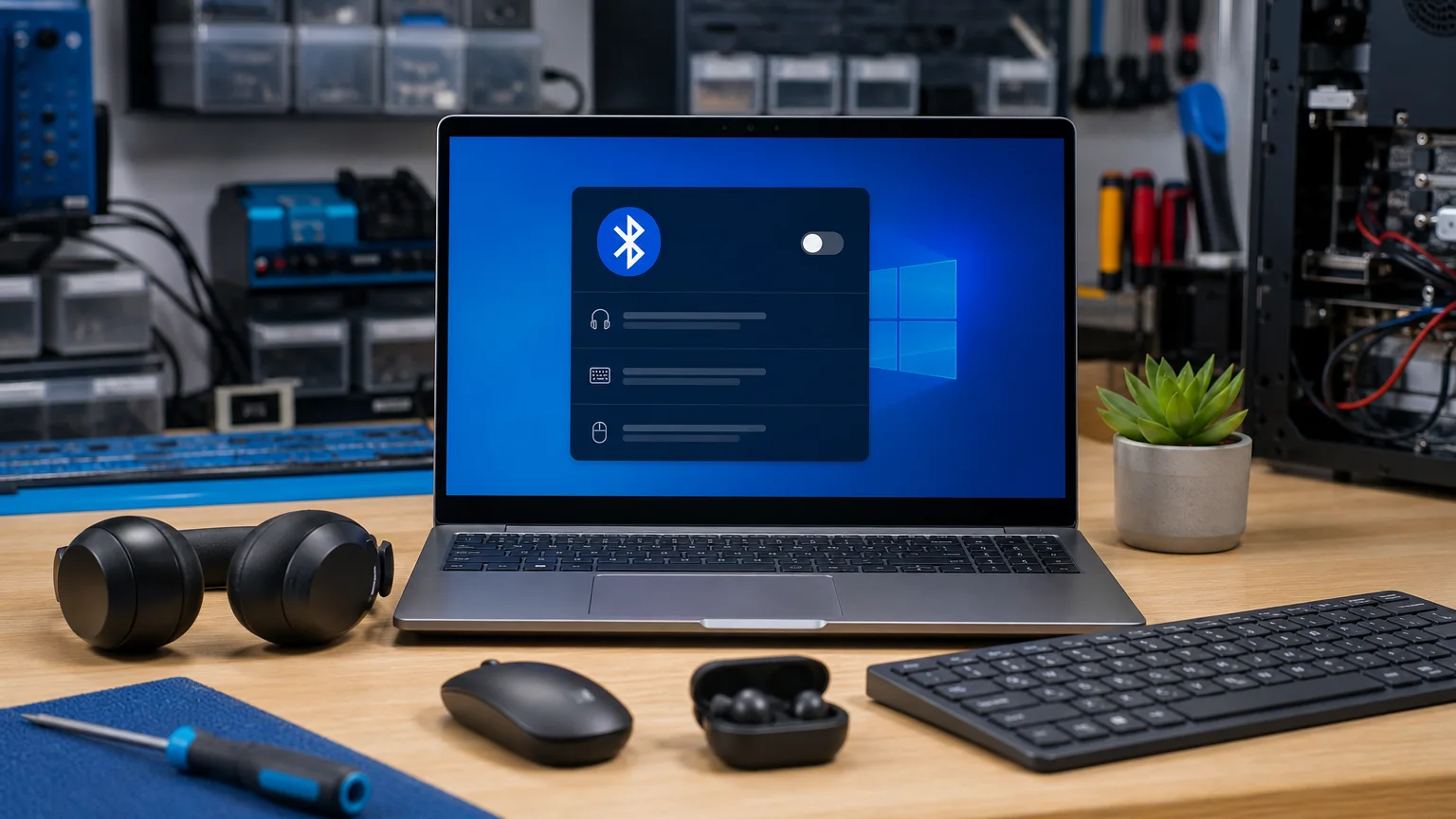 Bluetooth לא עובד ב-Windows: מדריך לאבחון חיבור, מנהלי התקנים והגדרות מערכת