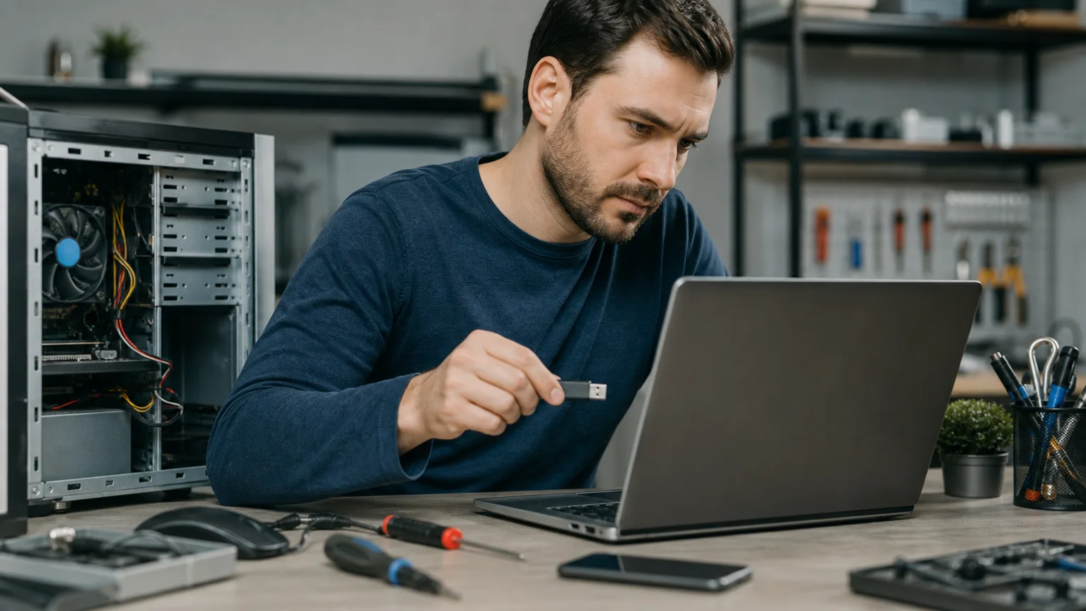יציאות USB לא עובדות במחשב? מדריך לאבחון בטוח של הבעיה
