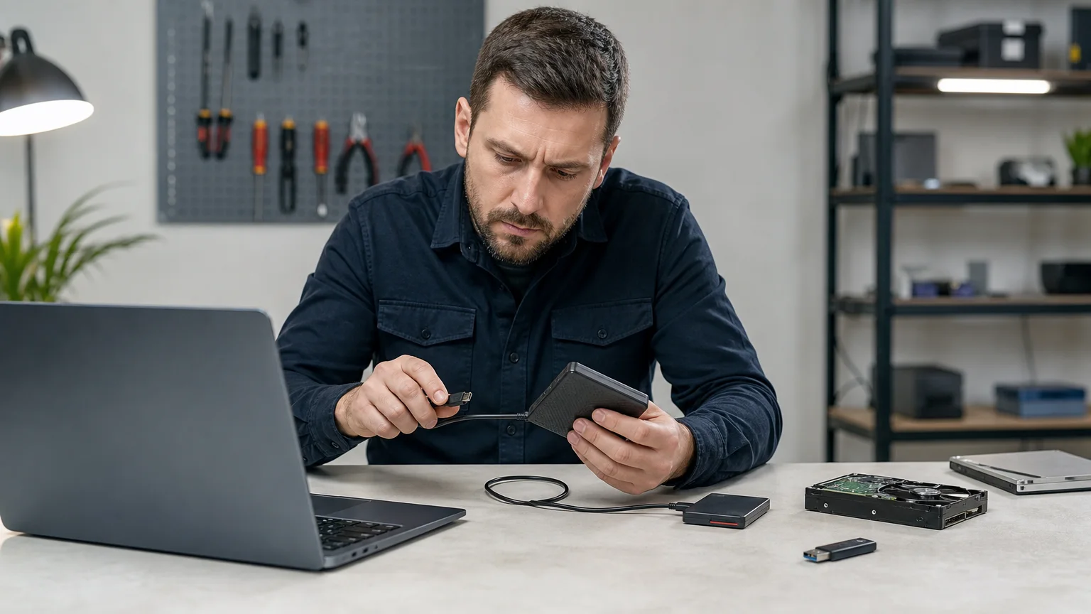 Windows לא מזהה כונן חיצוני? מדריך לאבחון בטוח בלי לסכן את הקבצים