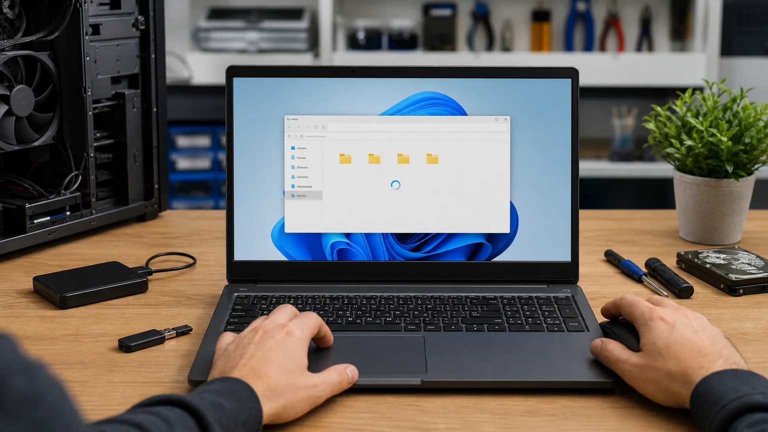 סייר הקבצים לא מגיב ב-Windows: מדריך לאבחון בטוח בלי לאבד קבצים