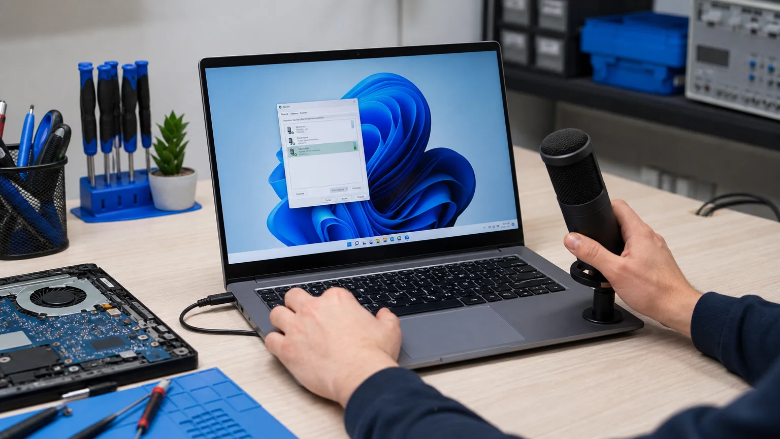 מיקרופון לא עובד במחשב Windows: מדריך אבחון לפי סדר נכון