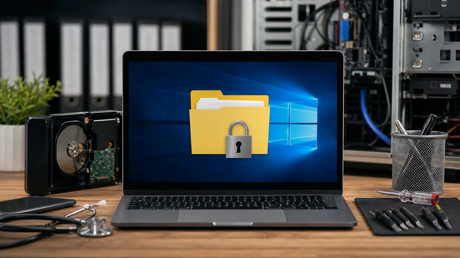 אין גישה לתיקייה ב-Windows: מדריך בטוח להרשאות, בעלות והצפנה